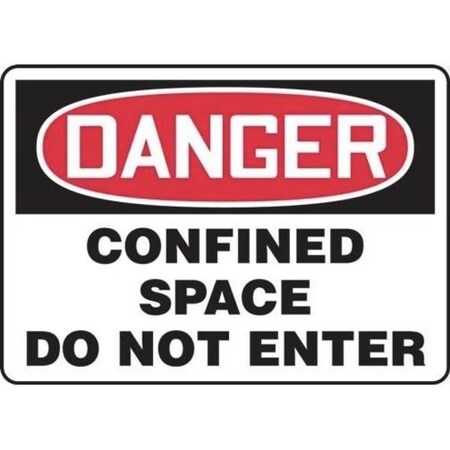 Accuform OSHA DANGER SAFETY SIGN CONFINED MCSP006XT MCSP006XT